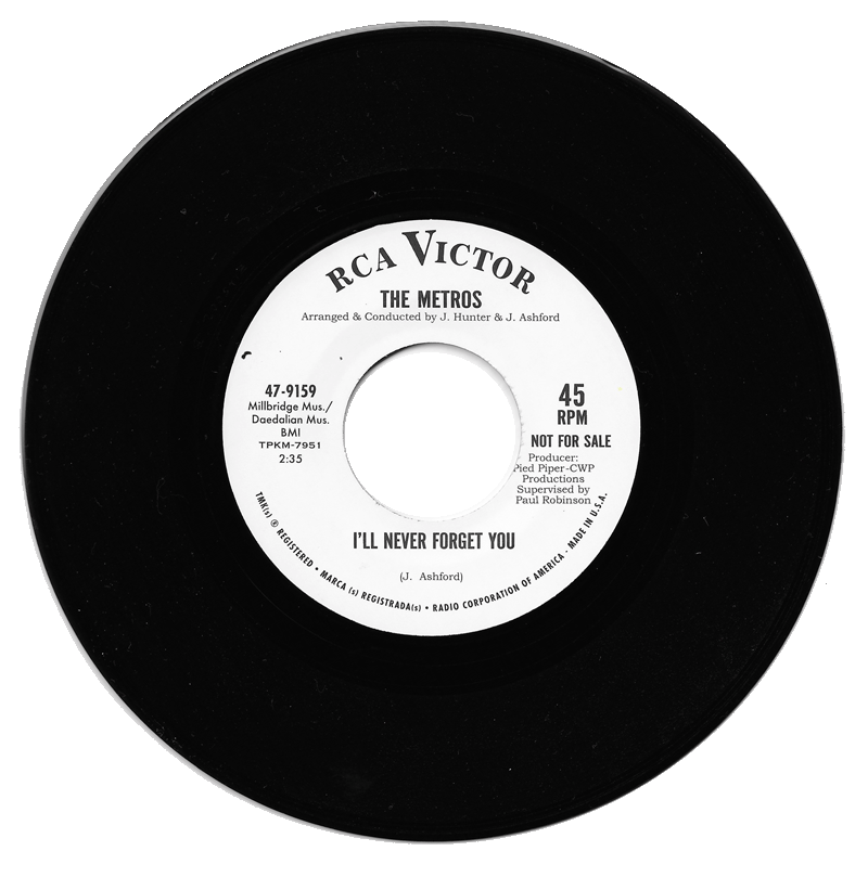 英7” Metros Since I Found My Baby / Ill Never Forget You OSV027 RCA Victor /00043 The Metros – Since I Found My Baby – Vinyl (Rockaway